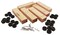 Pine Car Derby Basic Blocks With Wheels And Axels 6/Pkg